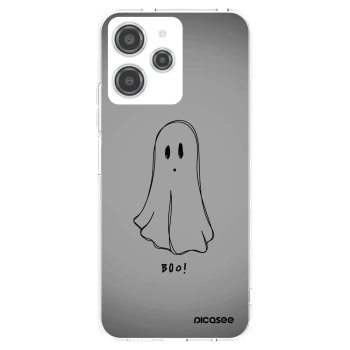 Picasee silikonowe przeźroczyste etui na Xiaomi Redmi 12 4G - Ghost