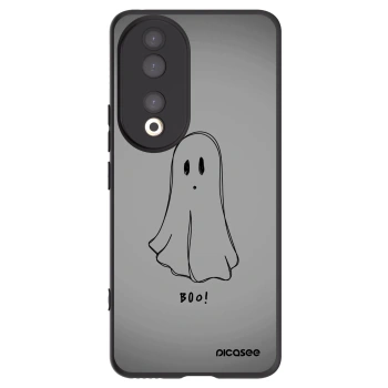 Picasee silikonowe czarne etui na Honor 90 5G - Ghost
