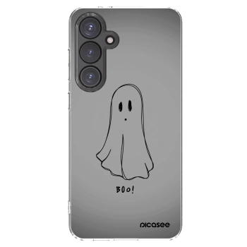 Picasee silikonowe przeźroczyste etui na Samsung Galaxy S24 FE S721B - Ghost