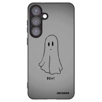 Picasee silikonowe czarne etui na Samsung Galaxy S25+ 5G - Ghost