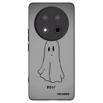 Picasee silikonowe czarne etui na Honor Magic7 Lite 5G - Ghost