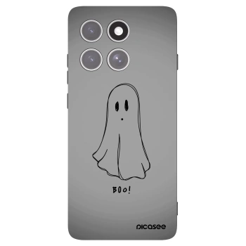 Picasee silikonowe czarne etui na Motorola Edge 60 Pro - Ghost