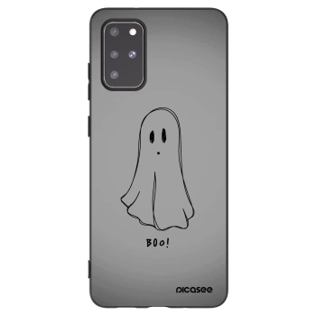 Picasee silikonowe czarne etui na Samsung Galaxy S20+ G985F - Ghost
