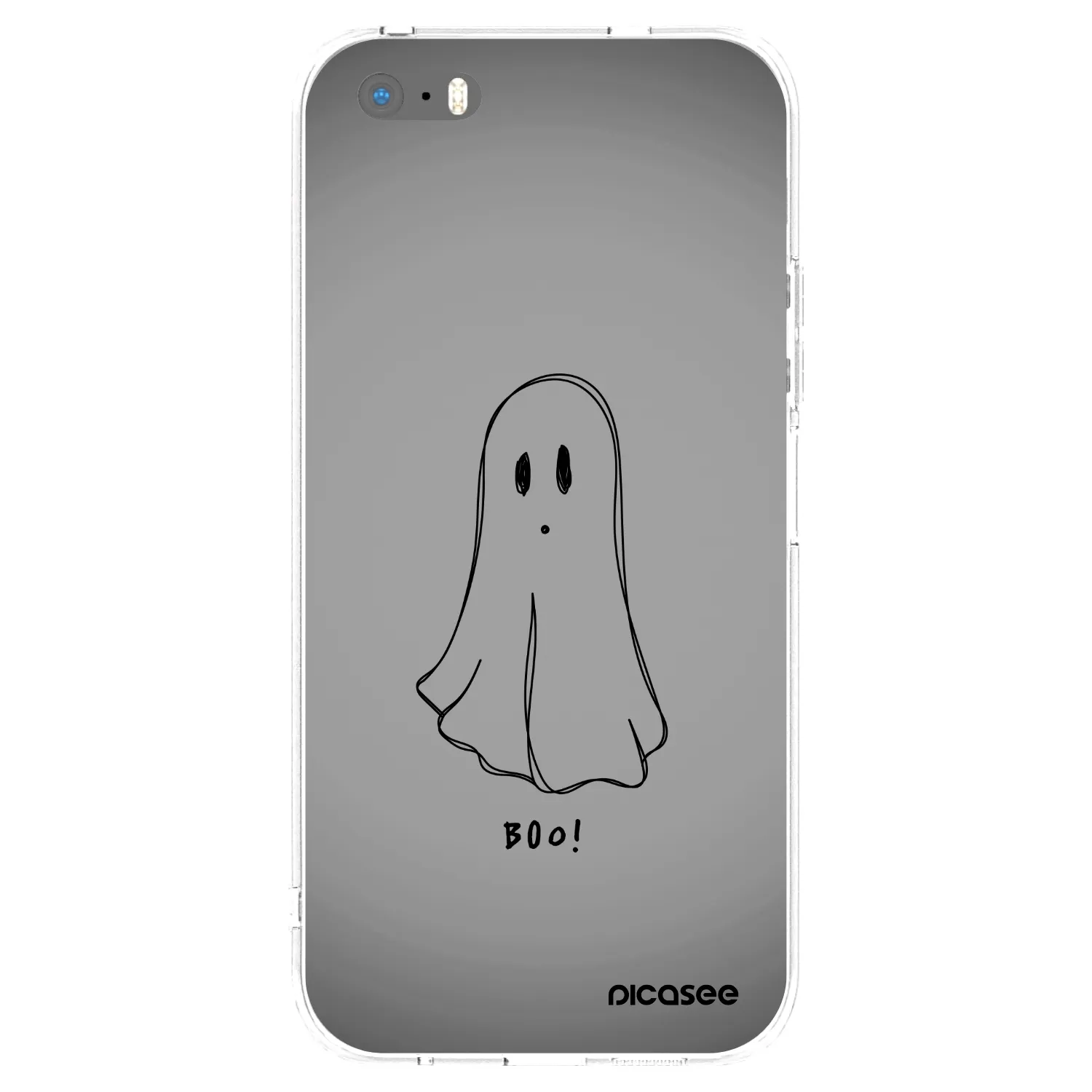 Picasee silikonowe przeźroczyste etui na Apple iPhone 5/5S/SE - Ghost