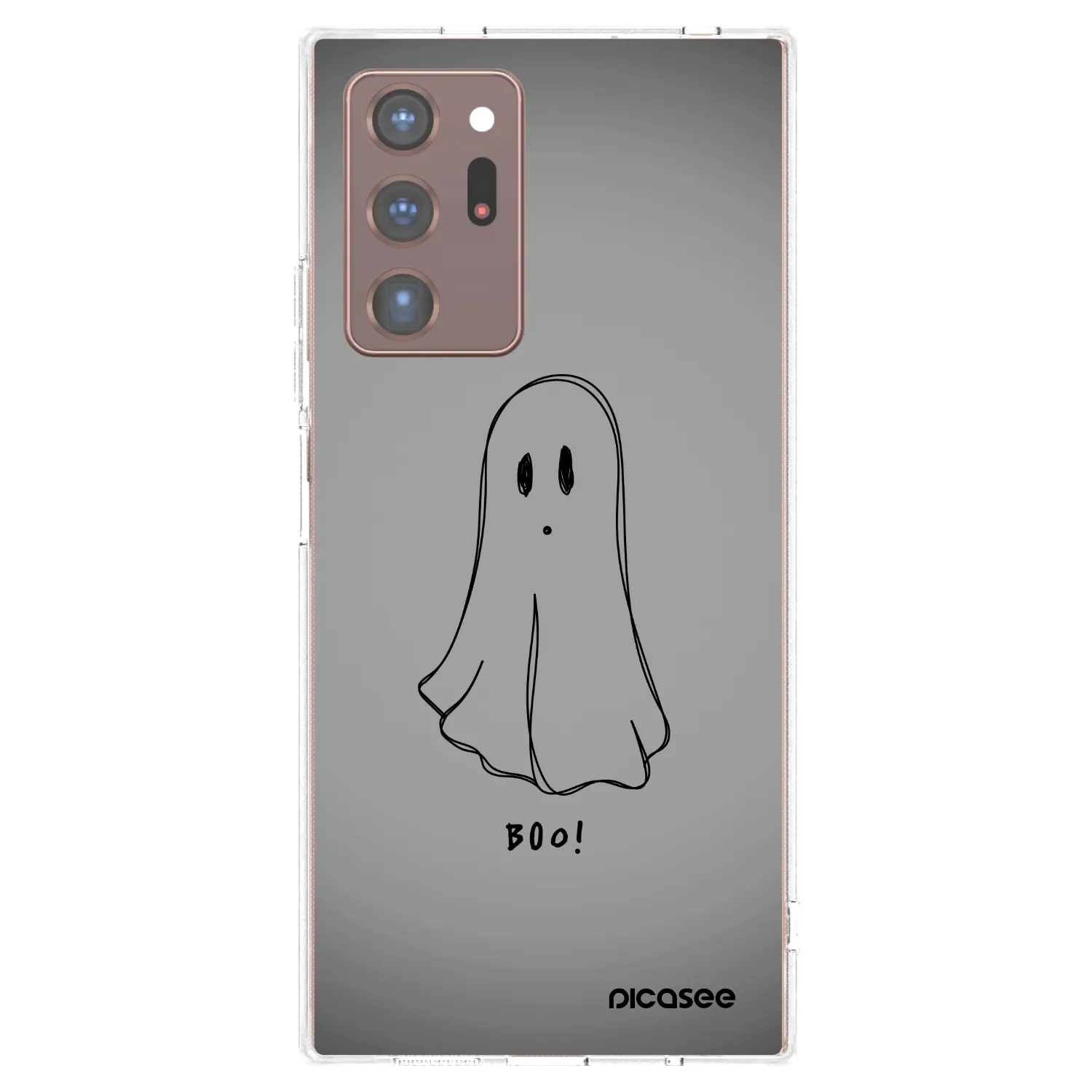 Picasee silikonowe przeźroczyste etui na Samsung Galaxy Note 20 Ultra - Ghost