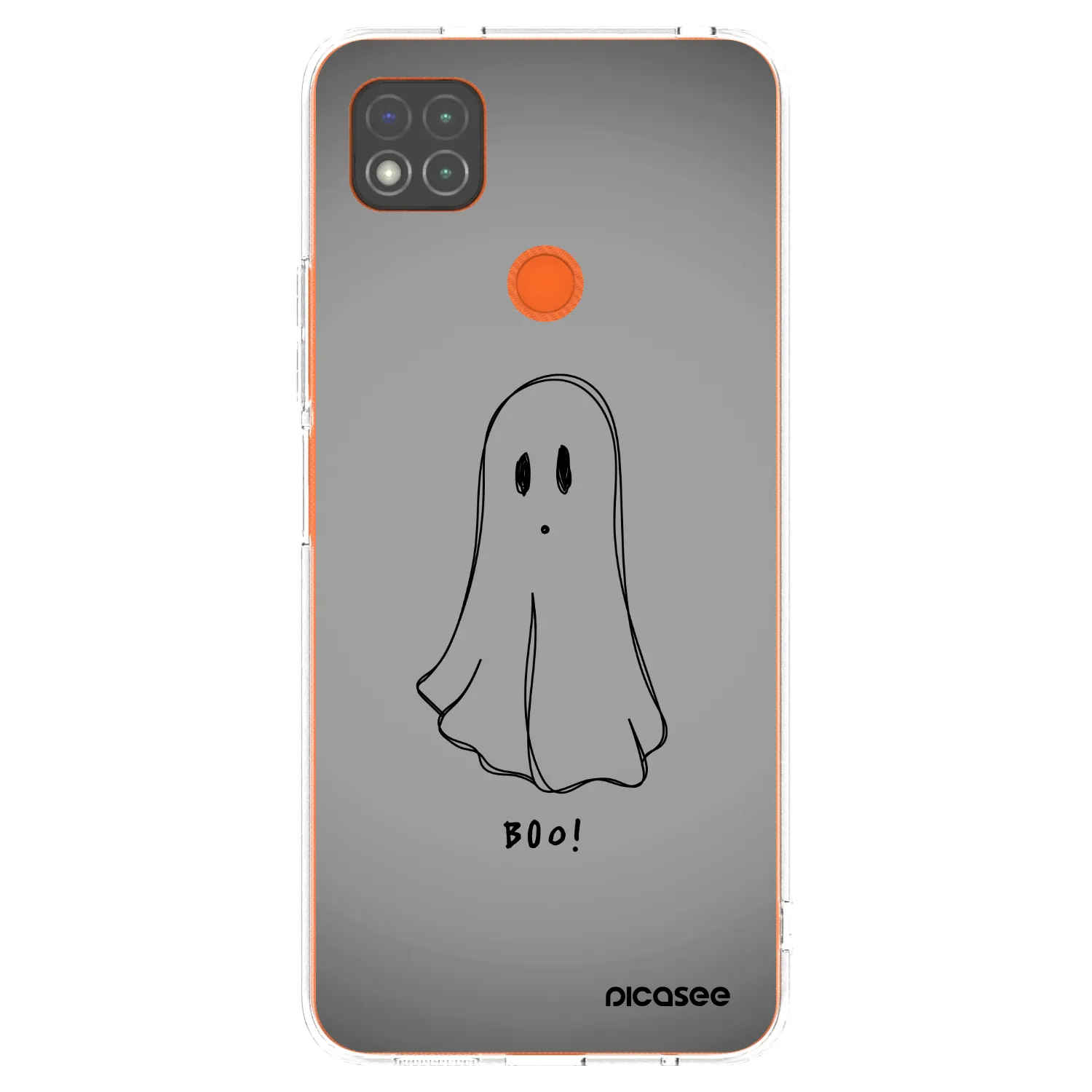 Picasee silikonowe przeźroczyste etui na Xiaomi Redmi 9C - Ghost