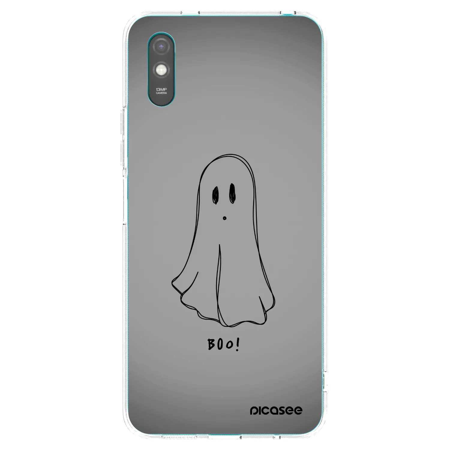 Picasee silikonowe przeźroczyste etui na Xiaomi Redmi 9A - Ghost