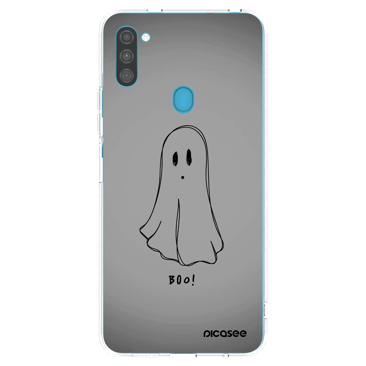 Picasee silikonowe przeźroczyste etui na Samsung Galaxy M11 - Ghost