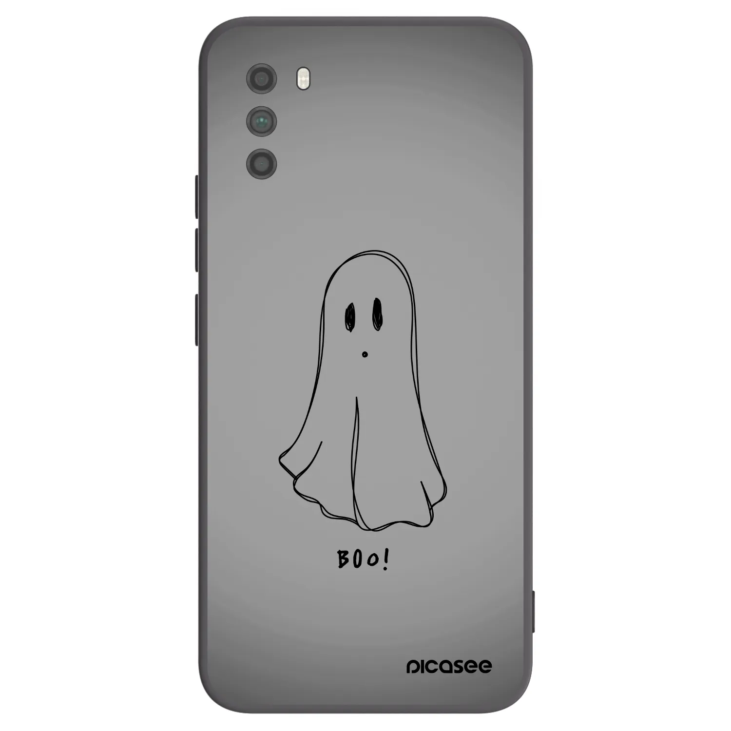 Picasee silikonowe czarne etui na Xiaomi Poco M3 - Ghost