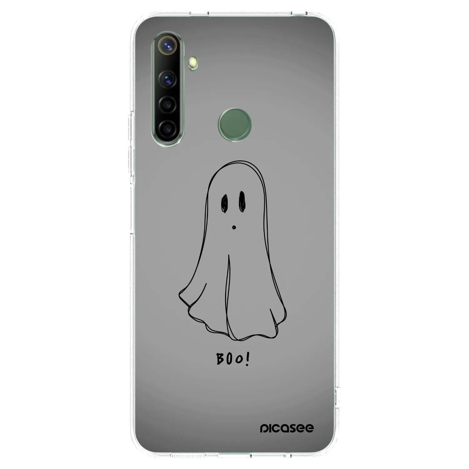 Picasee silikonowe przeźroczyste etui na Realme 6i - Ghost