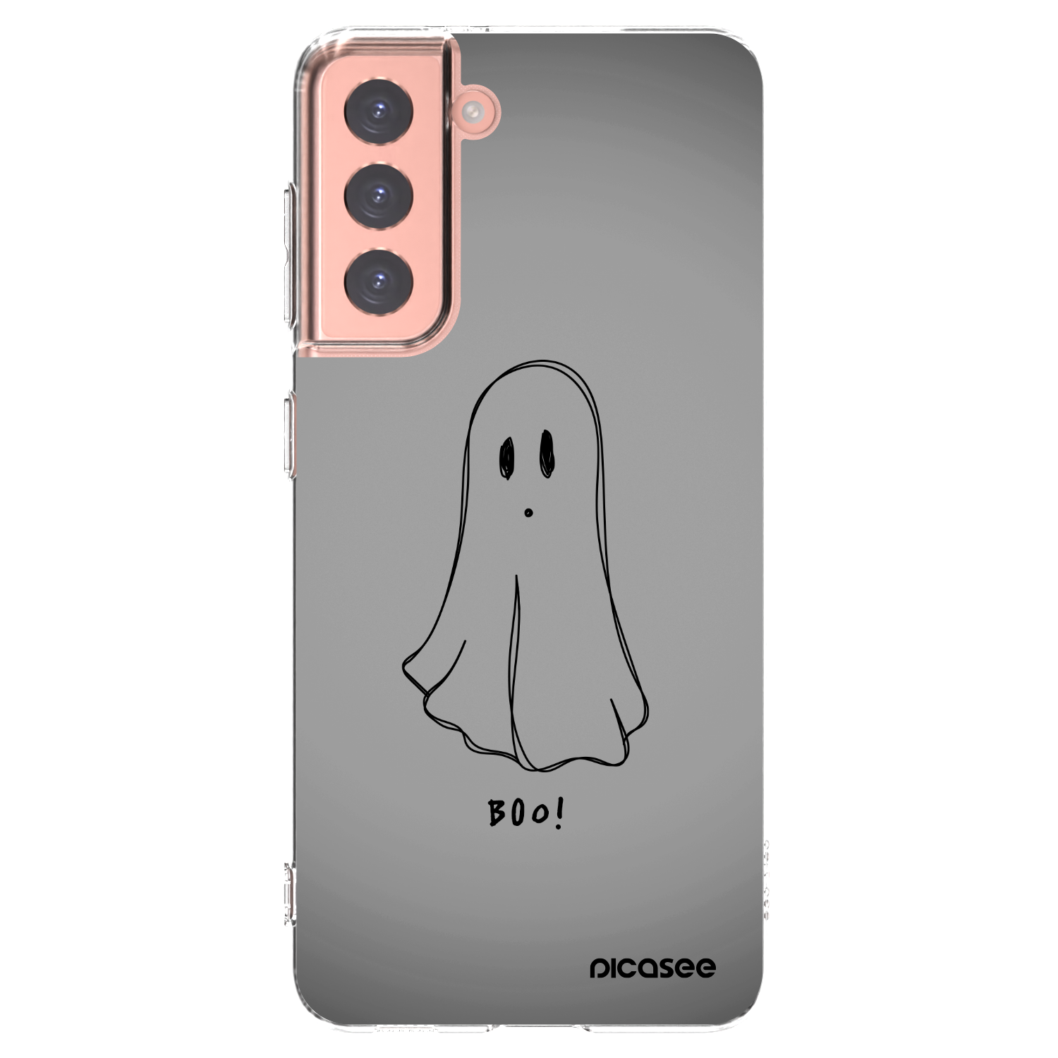 Picasee silikonowe przeźroczyste etui na Samsung Galaxy S21 5G G991B - Ghost