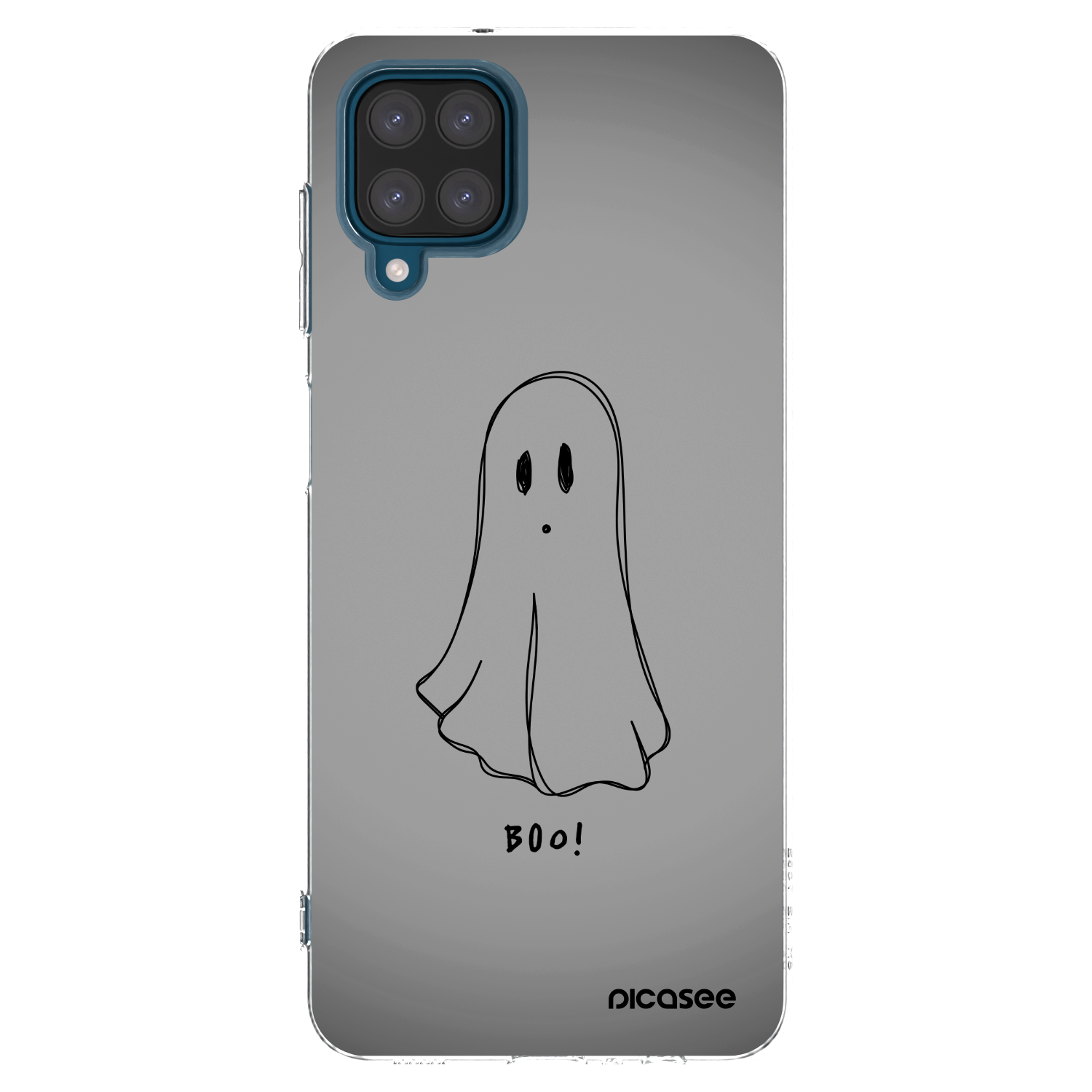 Picasee silikonowe przeźroczyste etui na Samsung Galaxy A12 A125F - Ghost