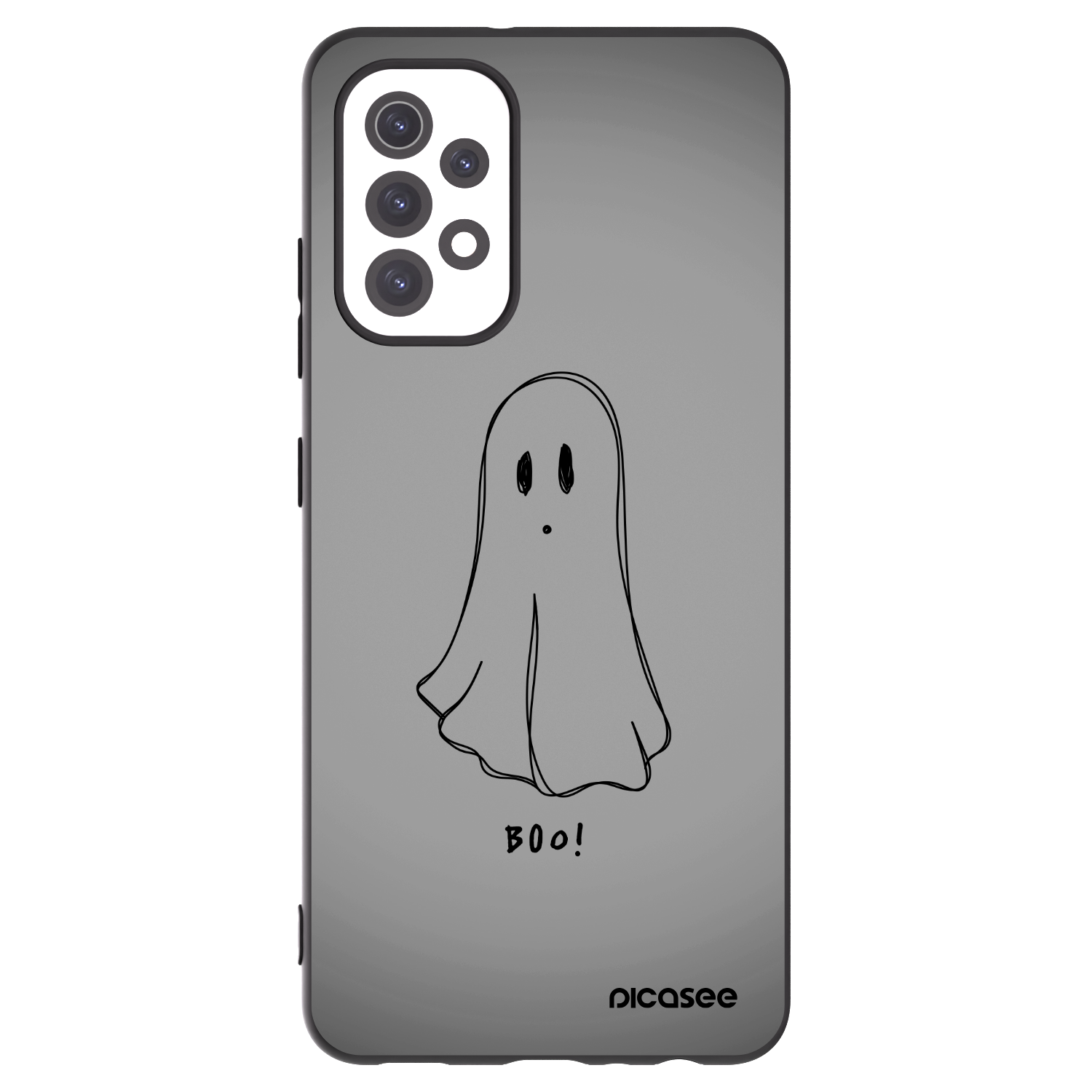 Picasee silikonowe czarne etui na Samsung Galaxy A32 5G A326B - Ghost