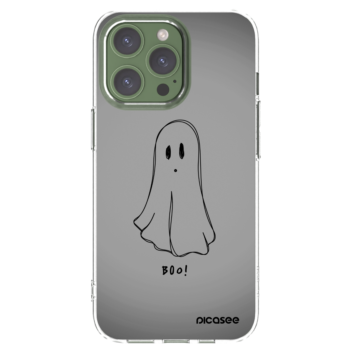 Picasee silikonowe przeźroczyste etui na Apple iPhone 13 Pro - Ghost