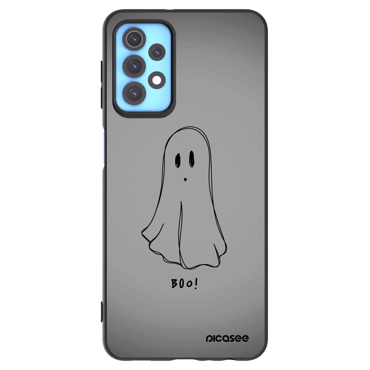 Picasee silikonowe czarne etui na Samsung Galaxy A32 4G SM-A325F - Ghost