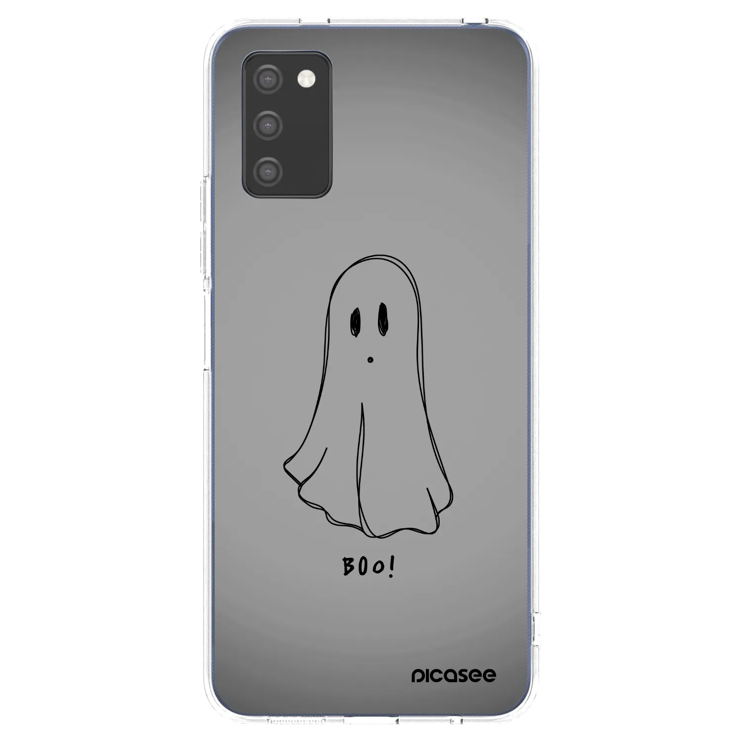 Picasee silikonowe przeźroczyste etui na Samsung Galaxy A02s A025G - Ghost