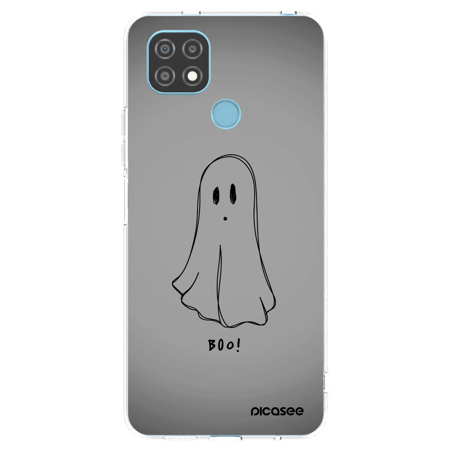 Picasee silikonowe przeźroczyste etui na Realme C21 - Ghost