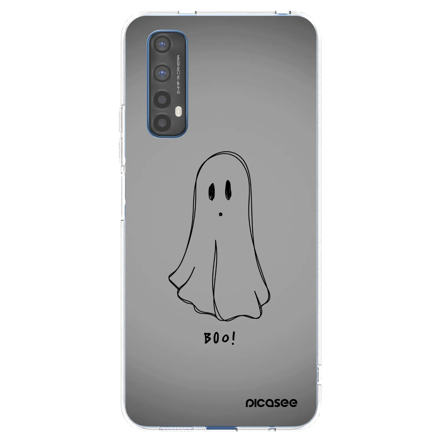 Picasee silikonowe przeźroczyste etui na Realme 7 - Ghost
