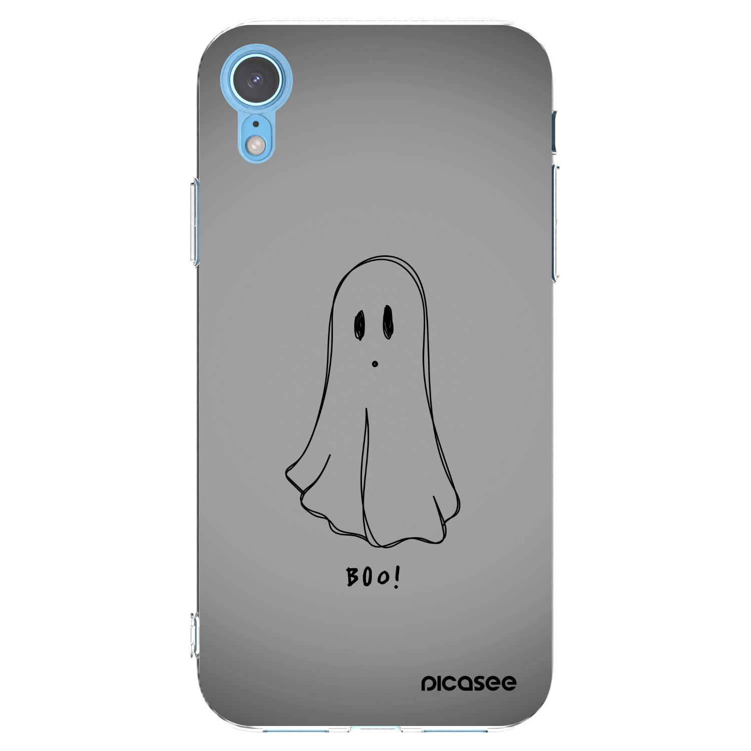 Picasee silikonowe przeźroczyste etui na Apple iPhone XR - Ghost