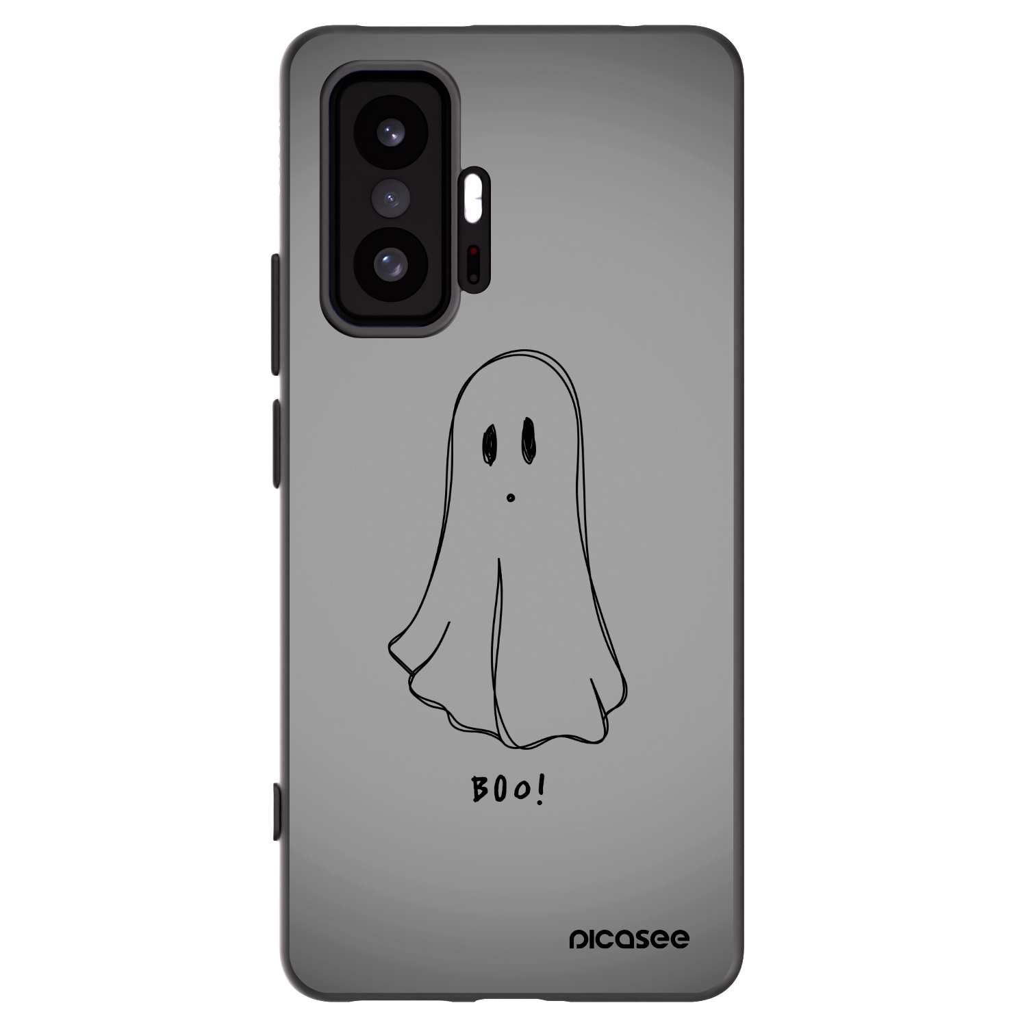 Picasee silikonowe czarne etui na Xiaomi 11T Pro - Ghost