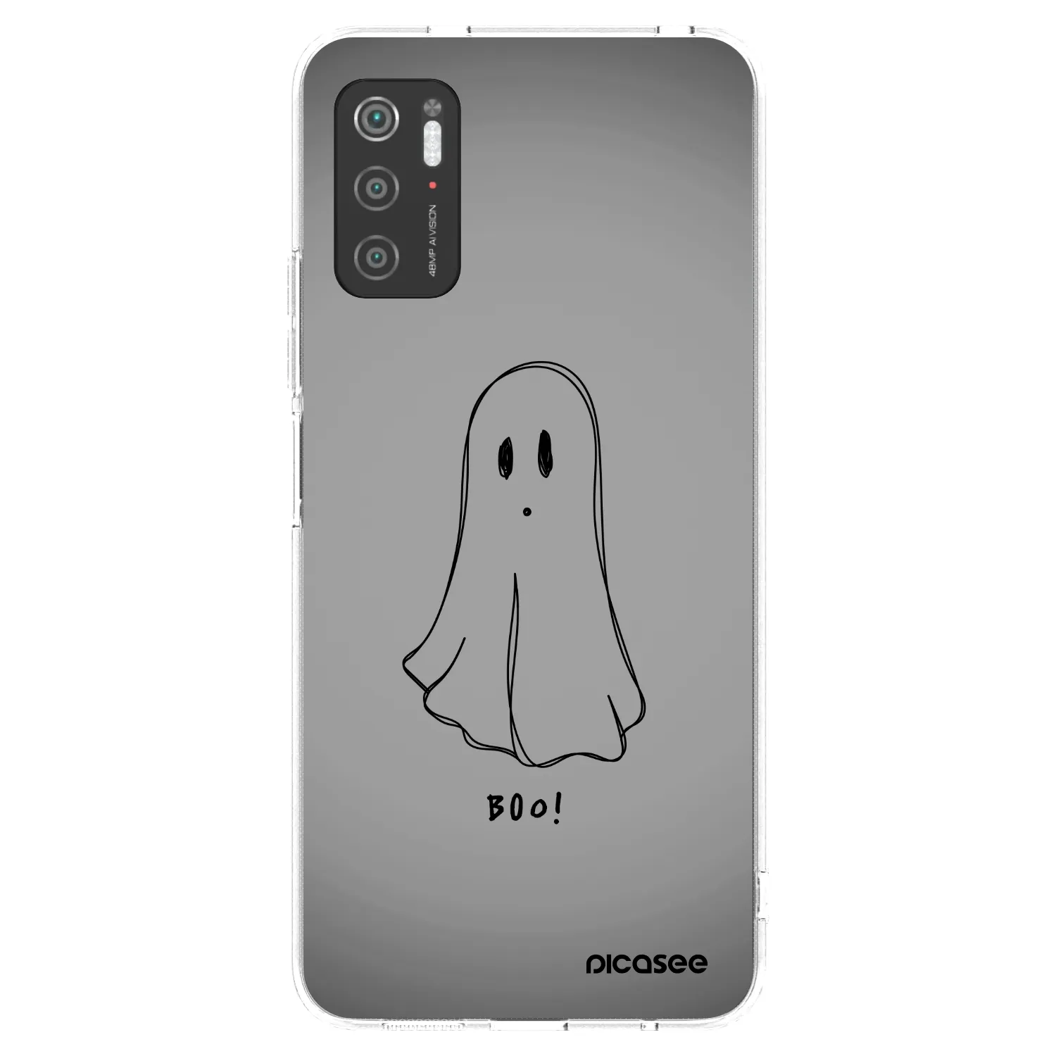 Picasee silikonowe przeźroczyste etui na Xiaomi Poco M3 Pro 5G - Ghost