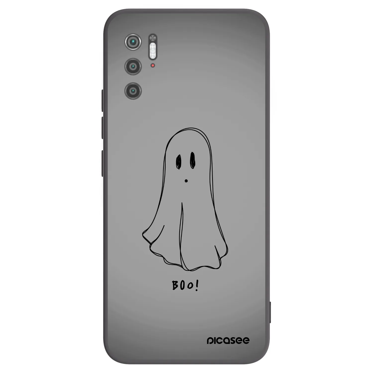 Picasee silikonowe czarne etui na Xiaomi Poco M3 Pro 5G - Ghost