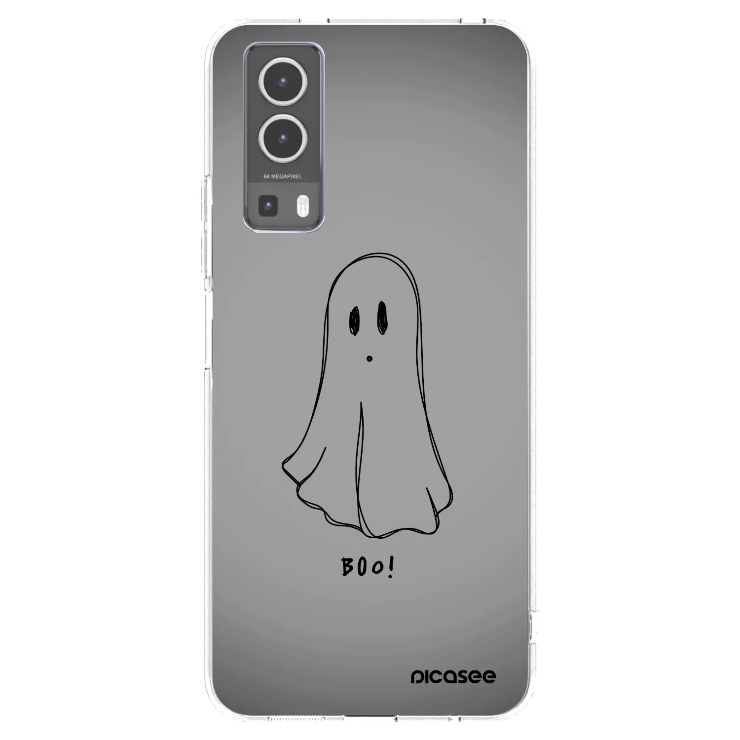 Picasee silikonowe przeźroczyste etui na Vivo Y72 5G - Ghost
