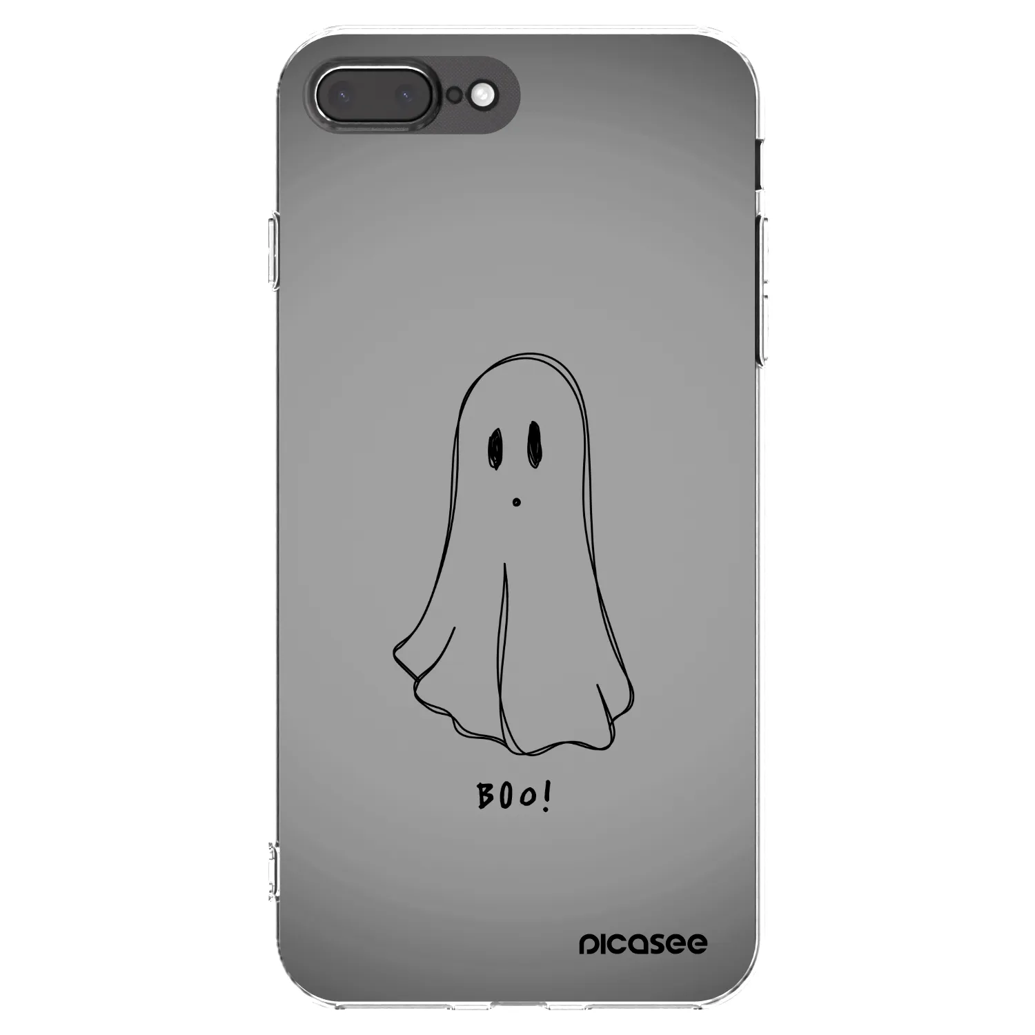 Picasee silikonowe przeźroczyste etui na Apple iPhone 7 Plus - Ghost