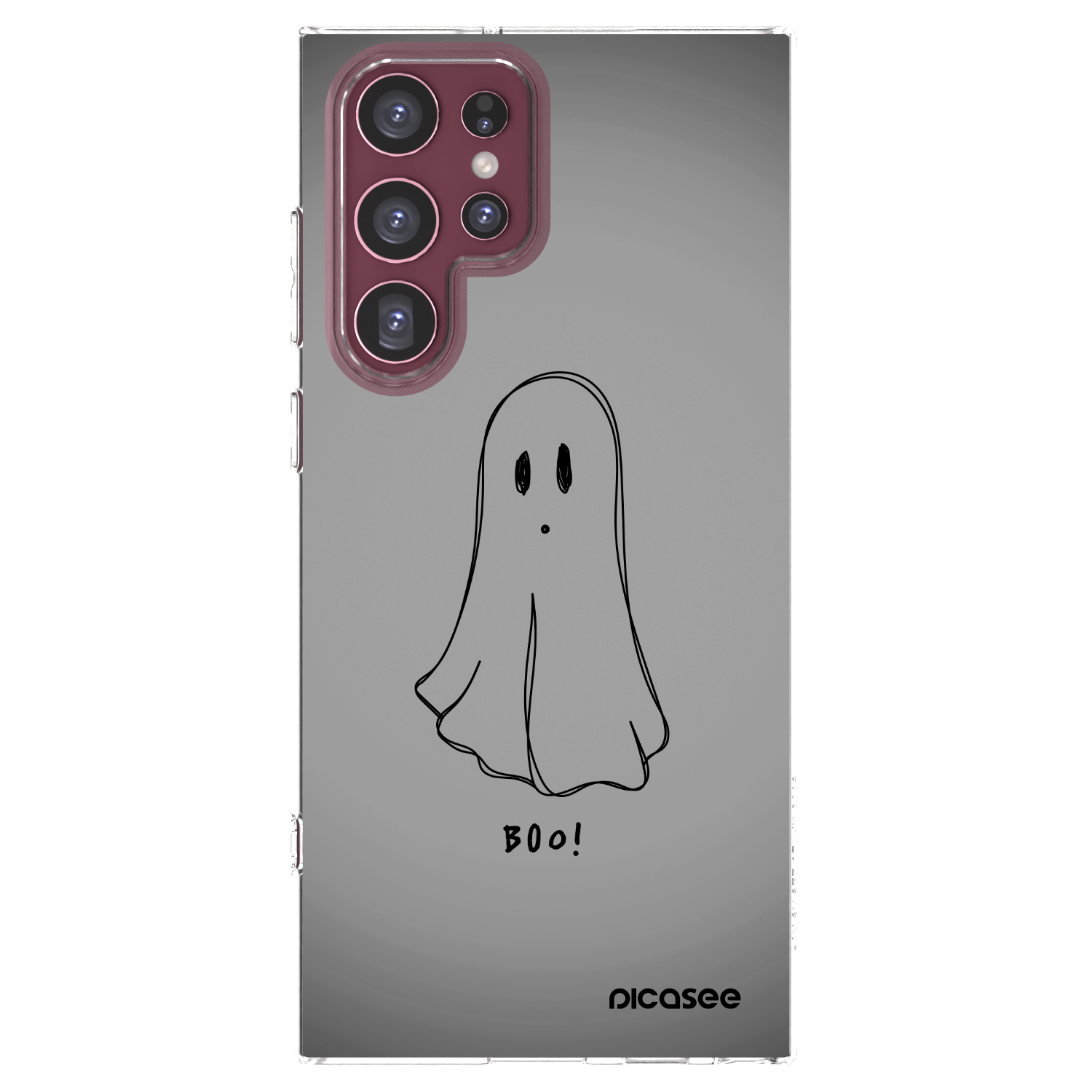 Picasee silikonowe przeźroczyste etui na Samsung Galaxy S22 Ultra 5G - Ghost