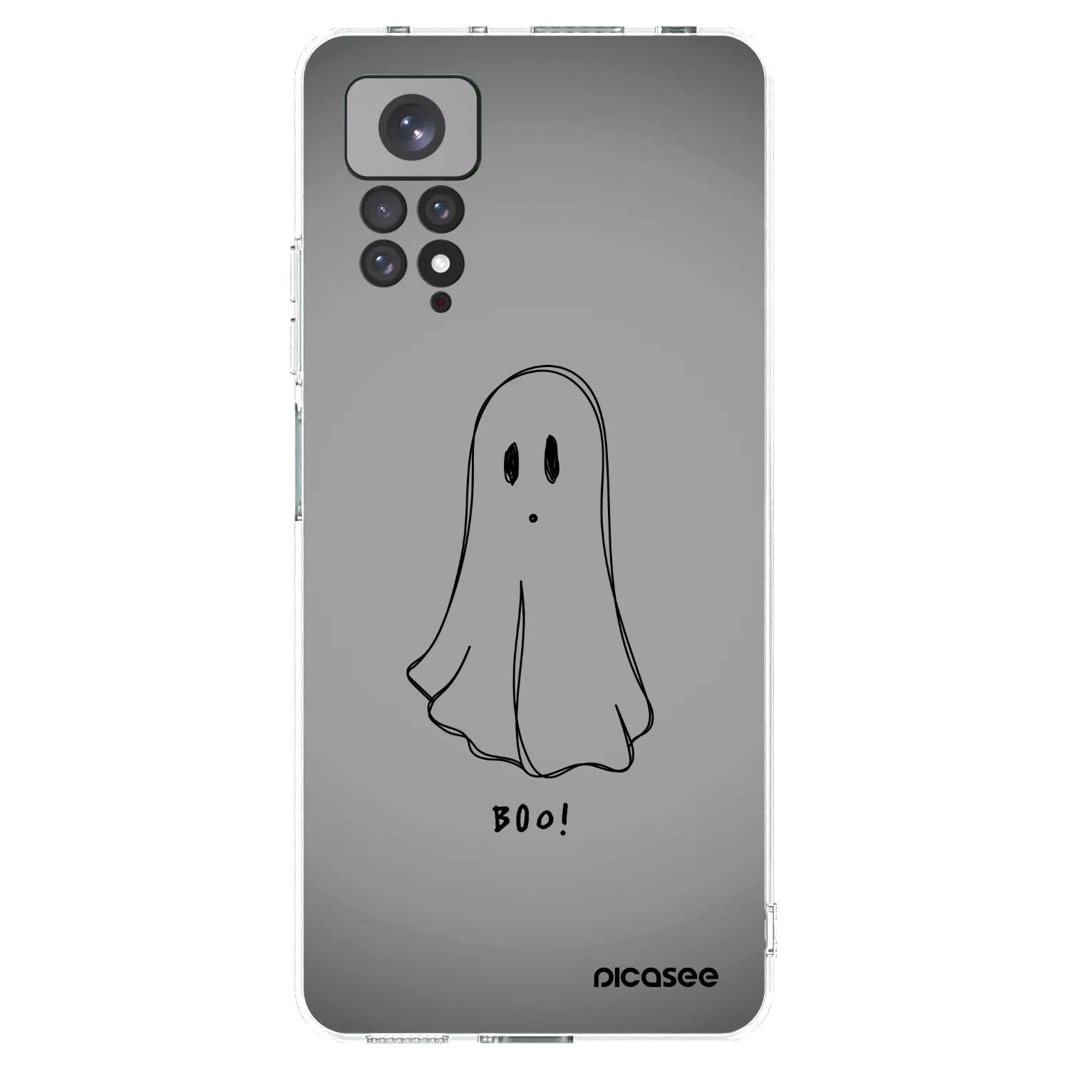 Picasee silikonowe przeźroczyste etui na Xiaomi Redmi Note 11S 4G - Ghost