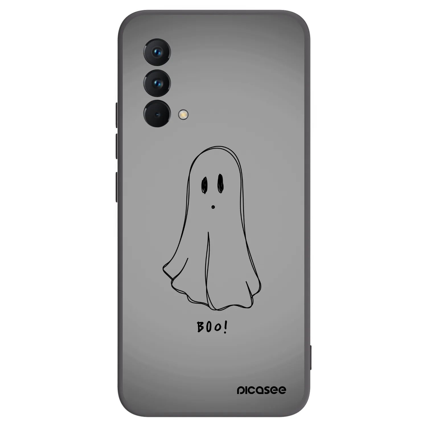 Picasee silikonowe czarne etui na Realme GT Master Edition 5G - Ghost