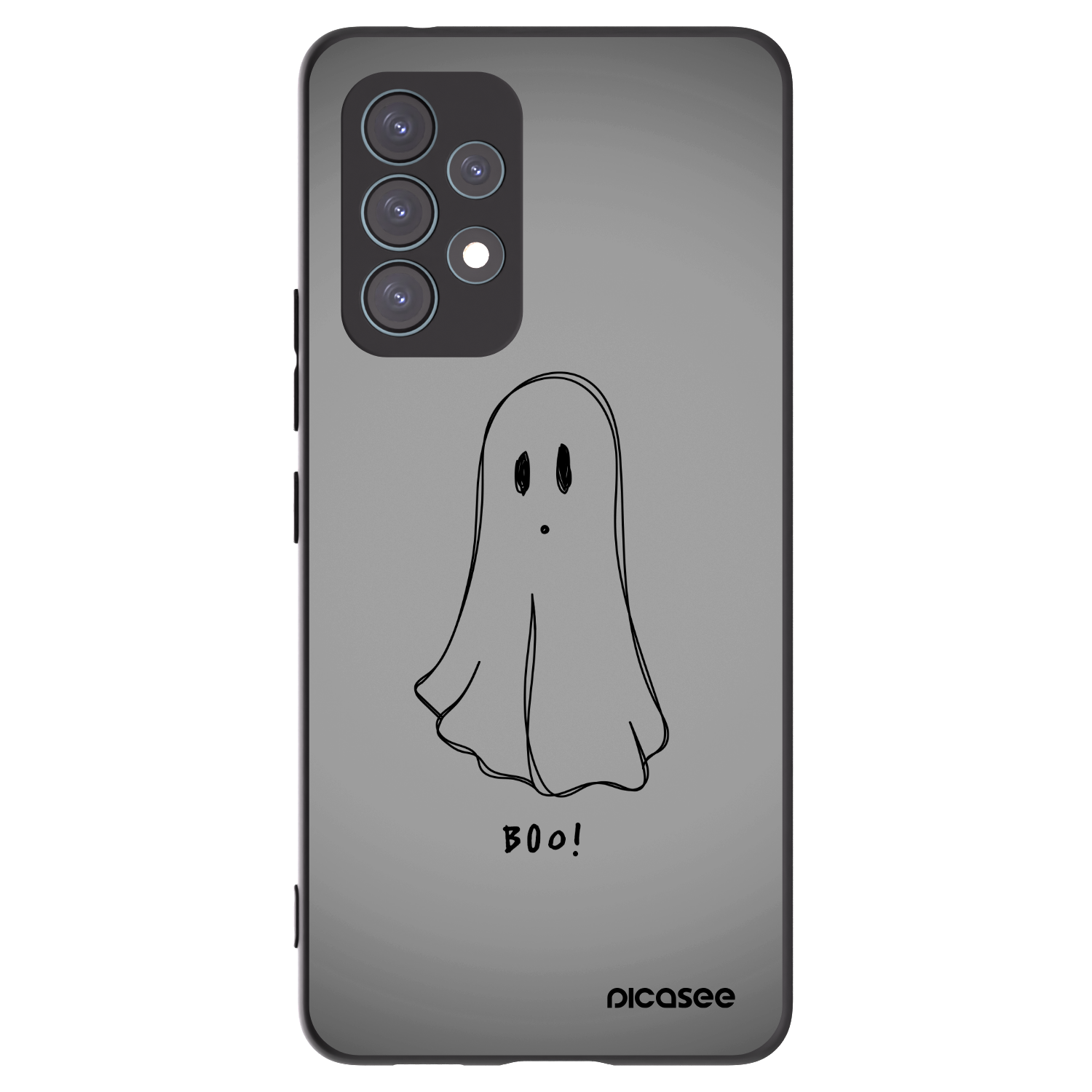 Picasee silikonowe czarne etui na Samsung Galaxy A53 5G A536 - Ghost