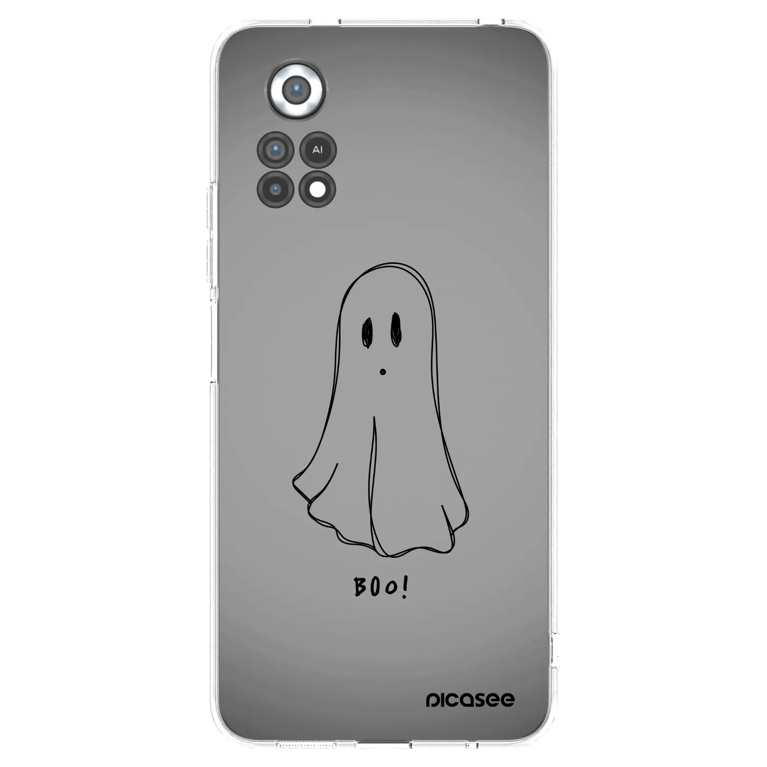 Picasee silikonowe przeźroczyste etui na Xiaomi Poco X4 Pro 5G - Ghost