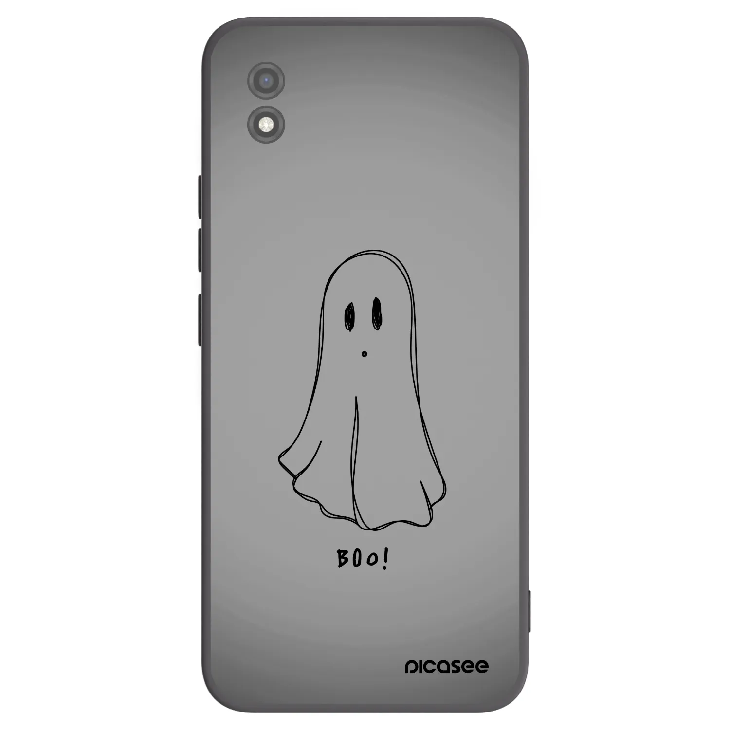 Picasee silikonowe czarne etui na Realme C11 (2021) - Ghost