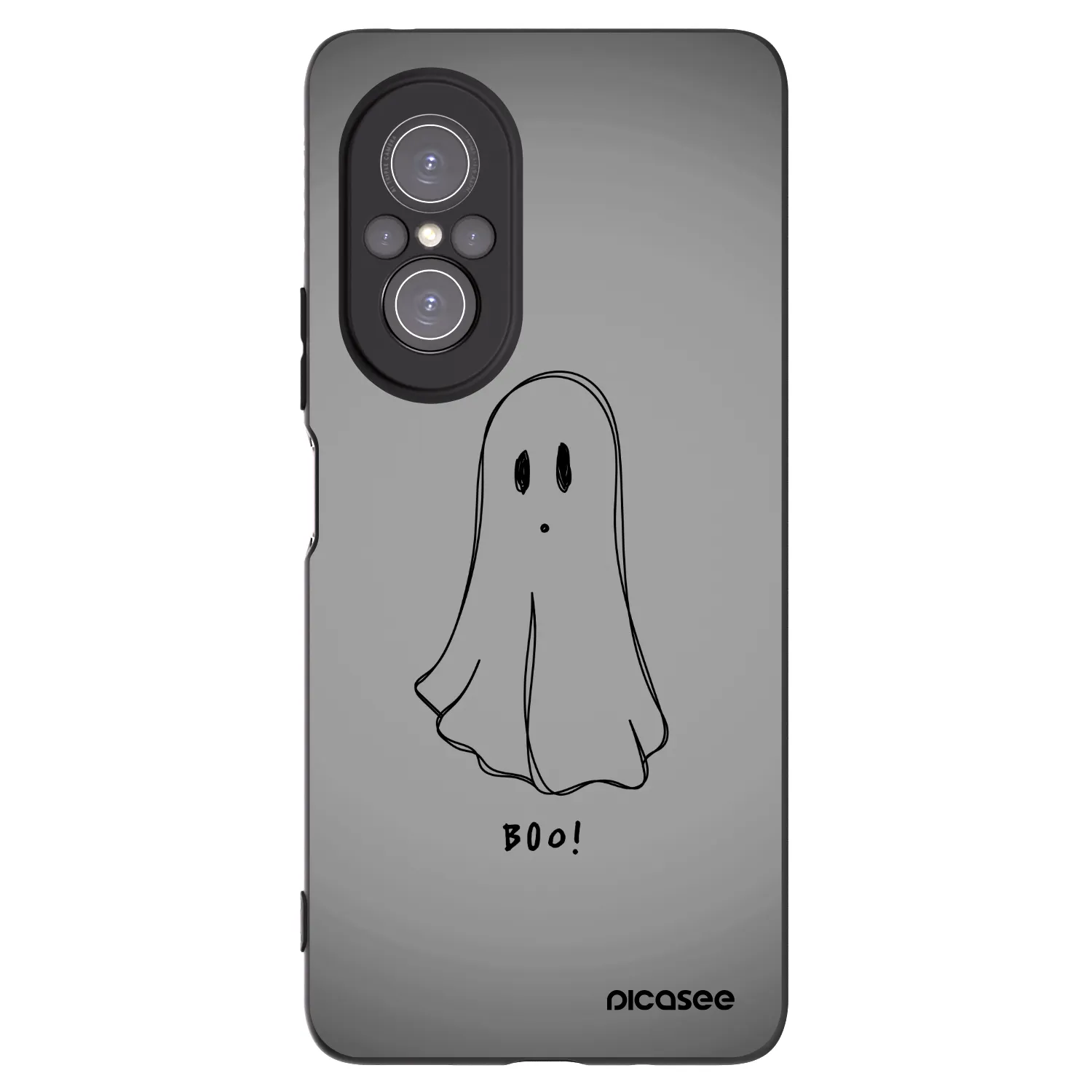 Picasee silikonowe czarne etui na Huawei Nova 9 SE - Ghost