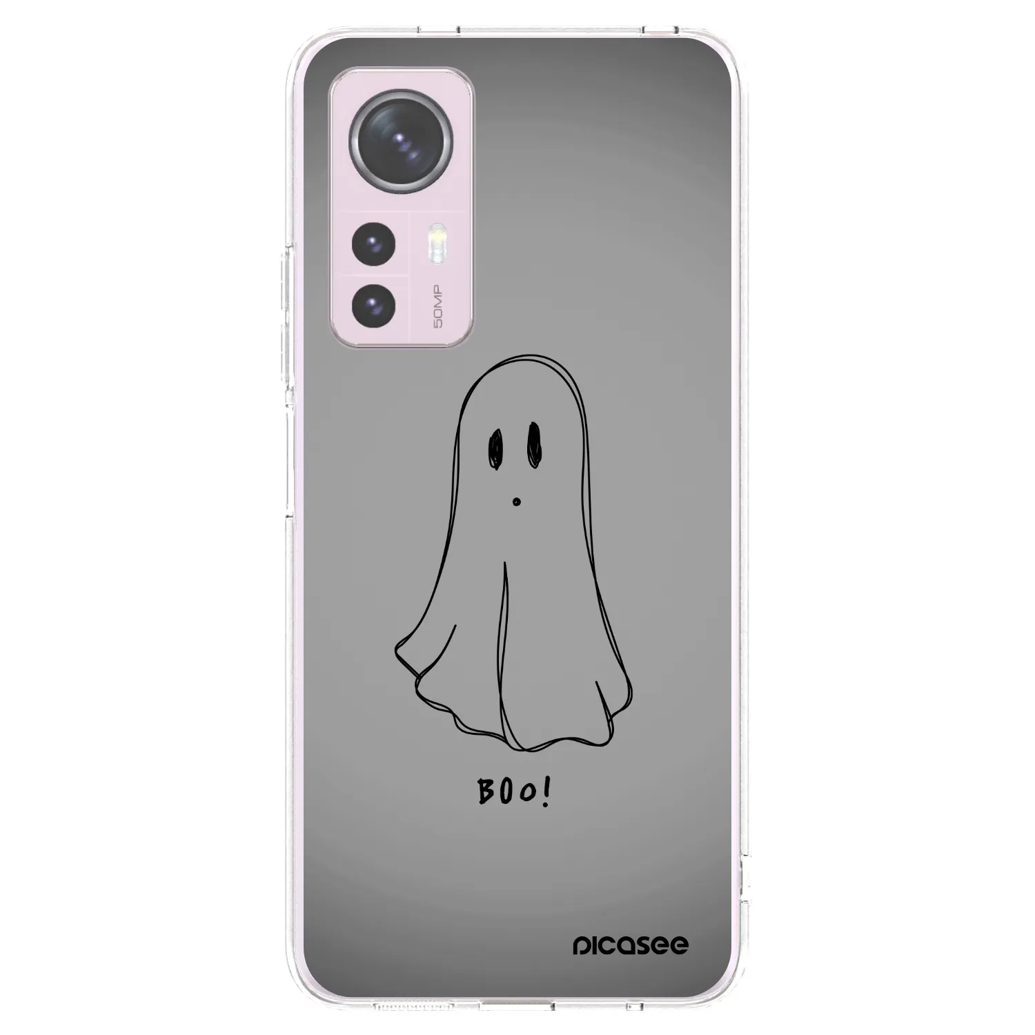 Picasee silikonowe przeźroczyste etui na Xiaomi 12 - Ghost