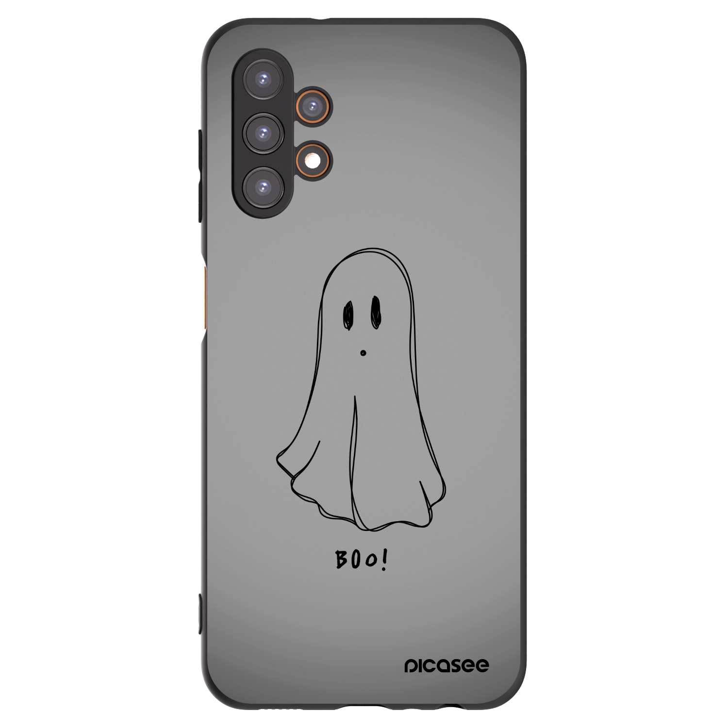 Picasee silikonowe czarne etui na Samsung Galaxy A13 4G A135 - Ghost