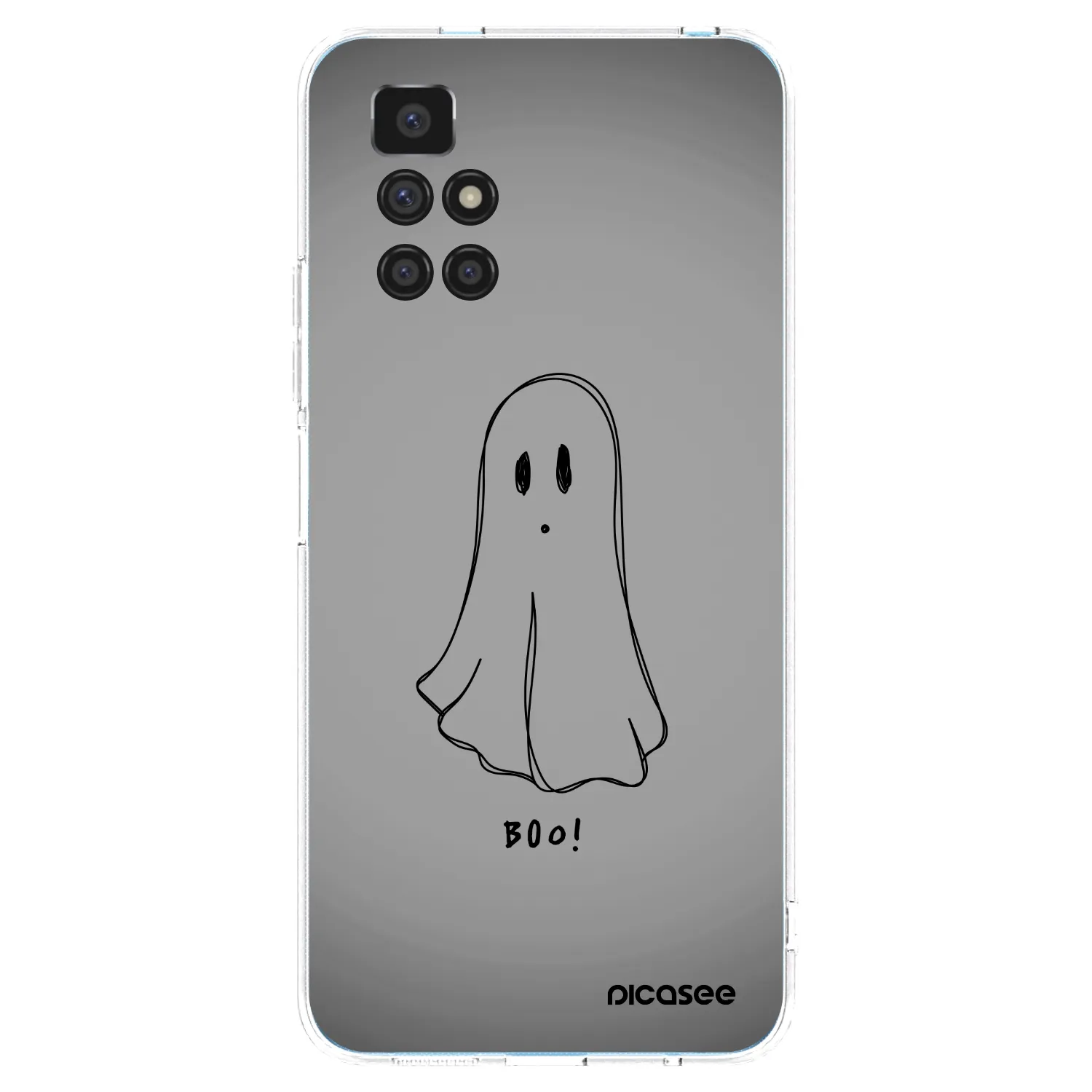 Picasee silikonowe przeźroczyste etui na Xiaomi Redmi 10 (2022) - Ghost