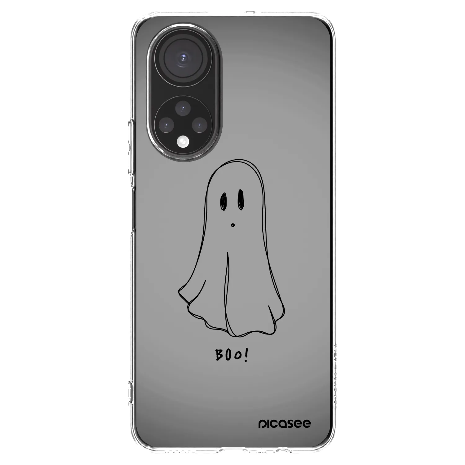 Picasee silikonowe przeźroczyste etui na Honor X7 - Ghost