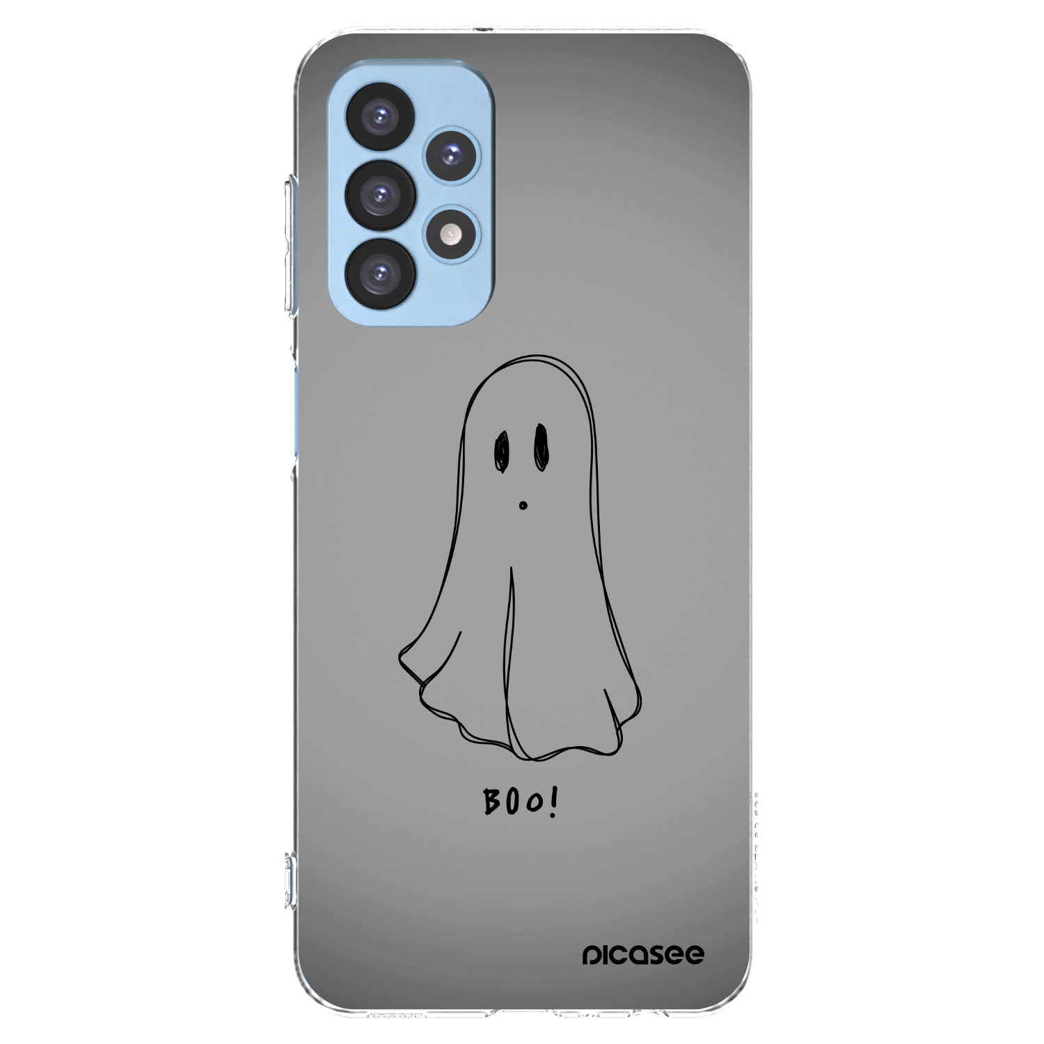Picasee silikonowe przeźroczyste etui na Samsung Galaxy A23 A235F 4G - Ghost