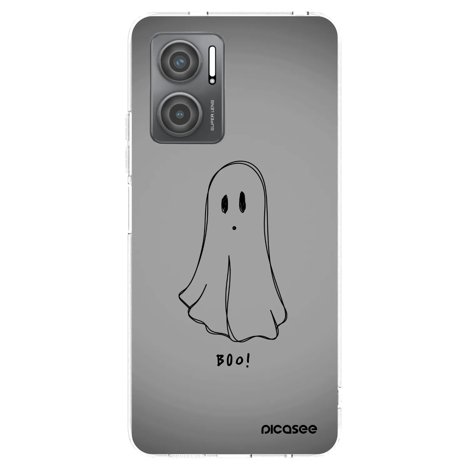 Picasee silikonowe przeźroczyste etui na Xiaomi Redmi 10 5G - Ghost