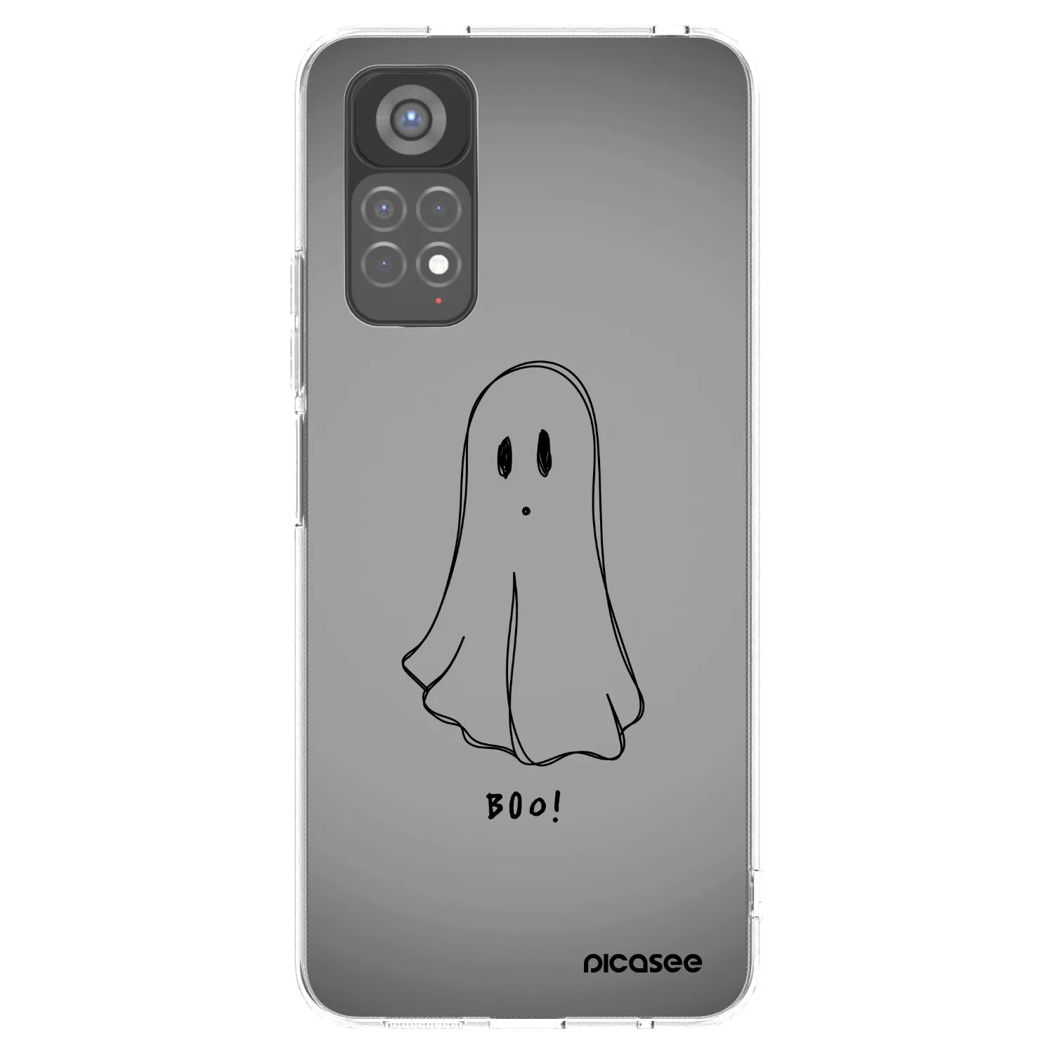 Picasee silikonowe przeźroczyste etui na Xiaomi Redmi Note 11S 5G - Ghost