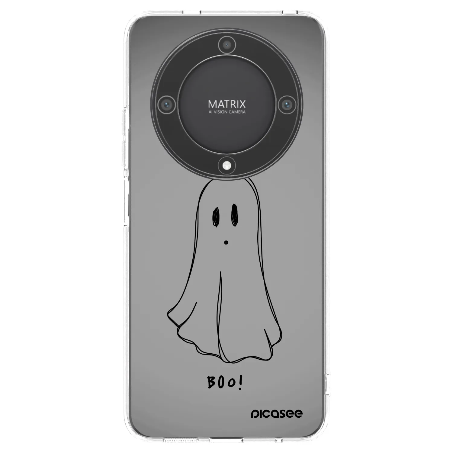 Picasee silikonowe przeźroczyste etui na Honor Magic5 Lite 5G - Ghost