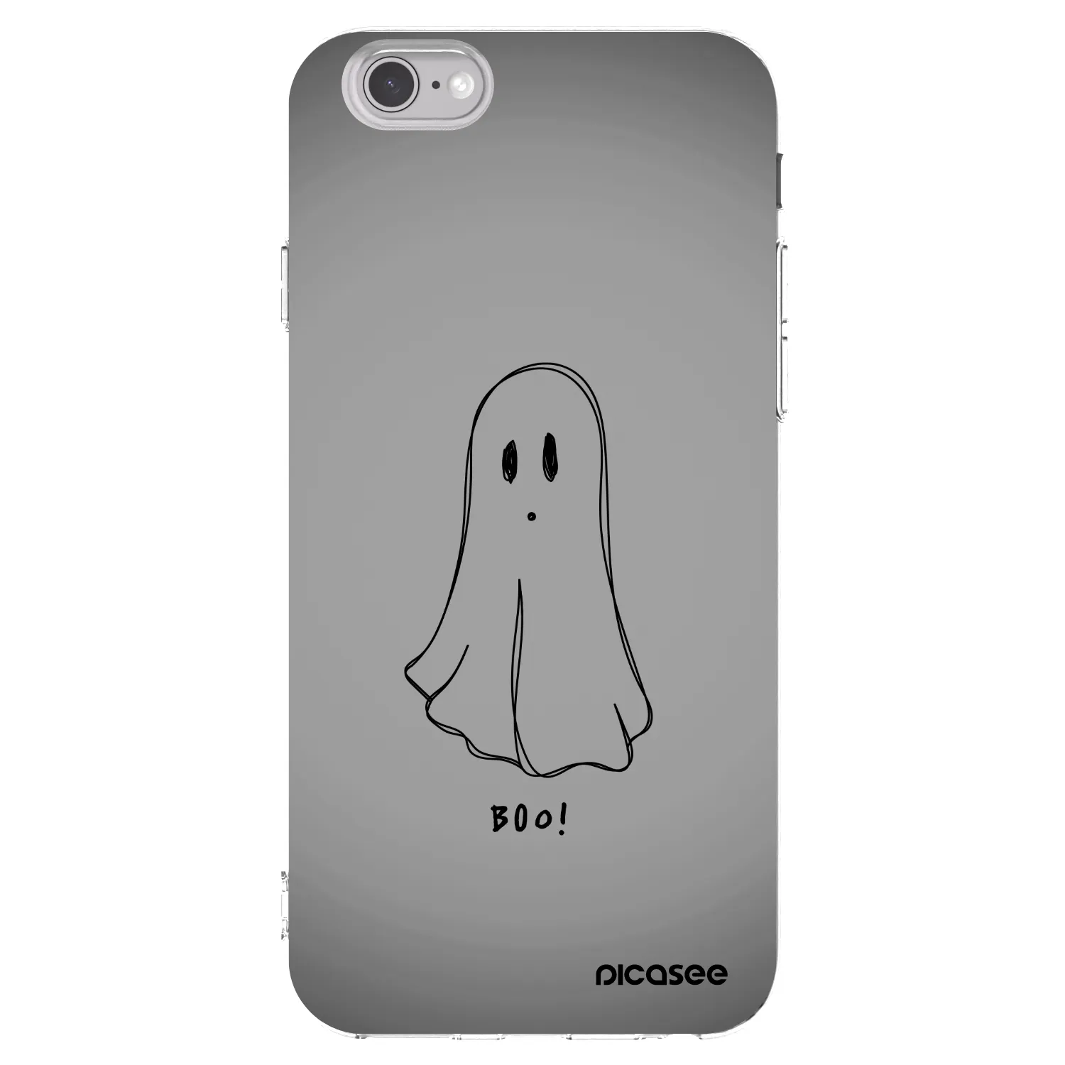 Picasee silikonowe przeźroczyste etui na Apple iPhone 6/6S - Ghost