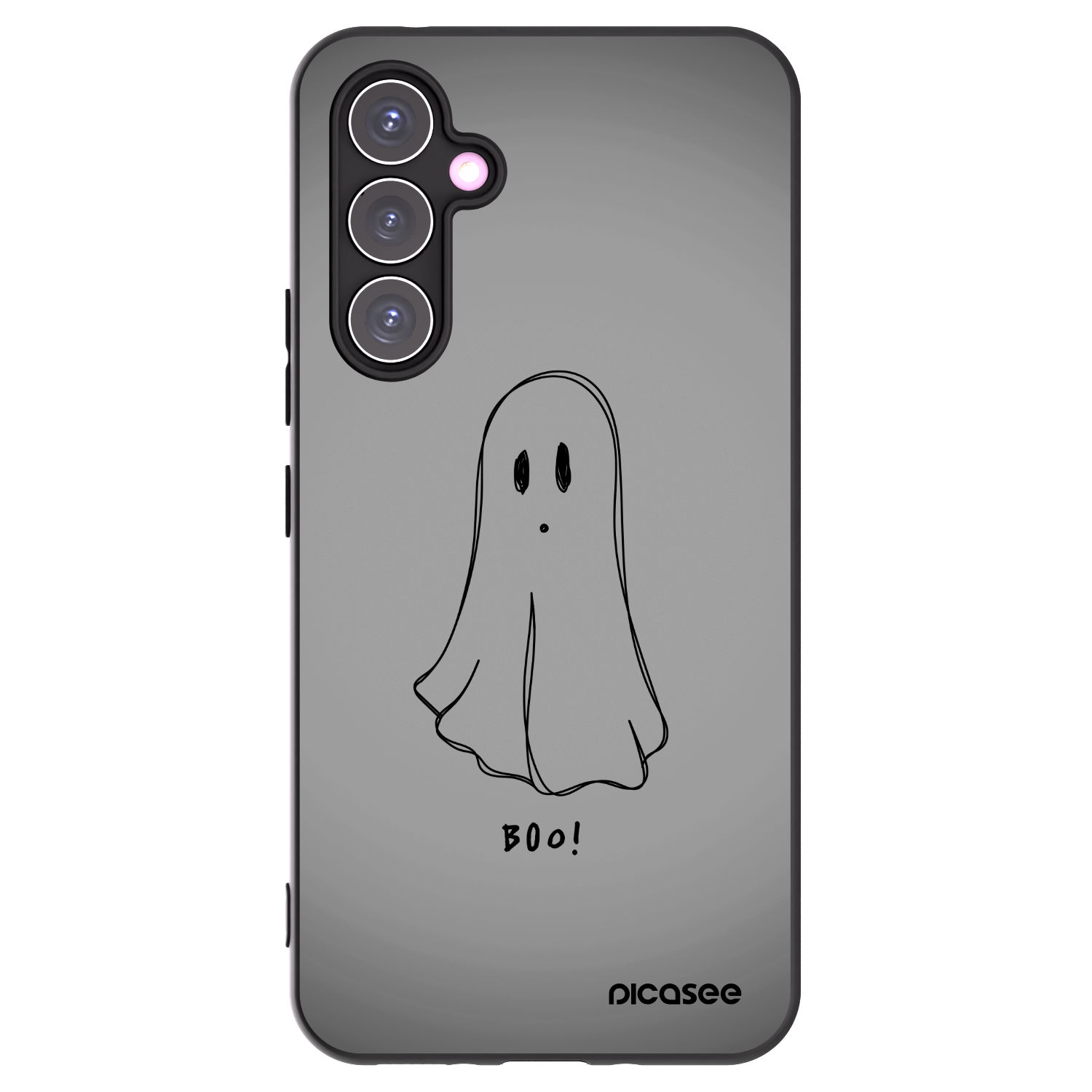 Picasee silikonowe czarne etui na Samsung Galaxy A54 5G A546B - Ghost