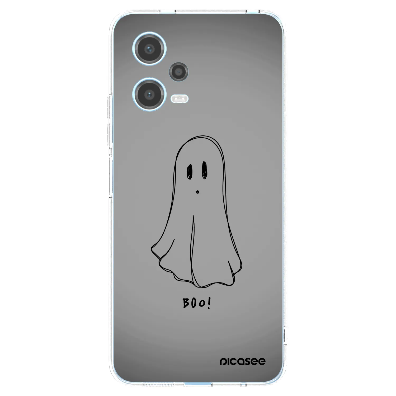 Picasee silikonowe przeźroczyste etui na Xiaomi Redmi Note 12 5G - Ghost