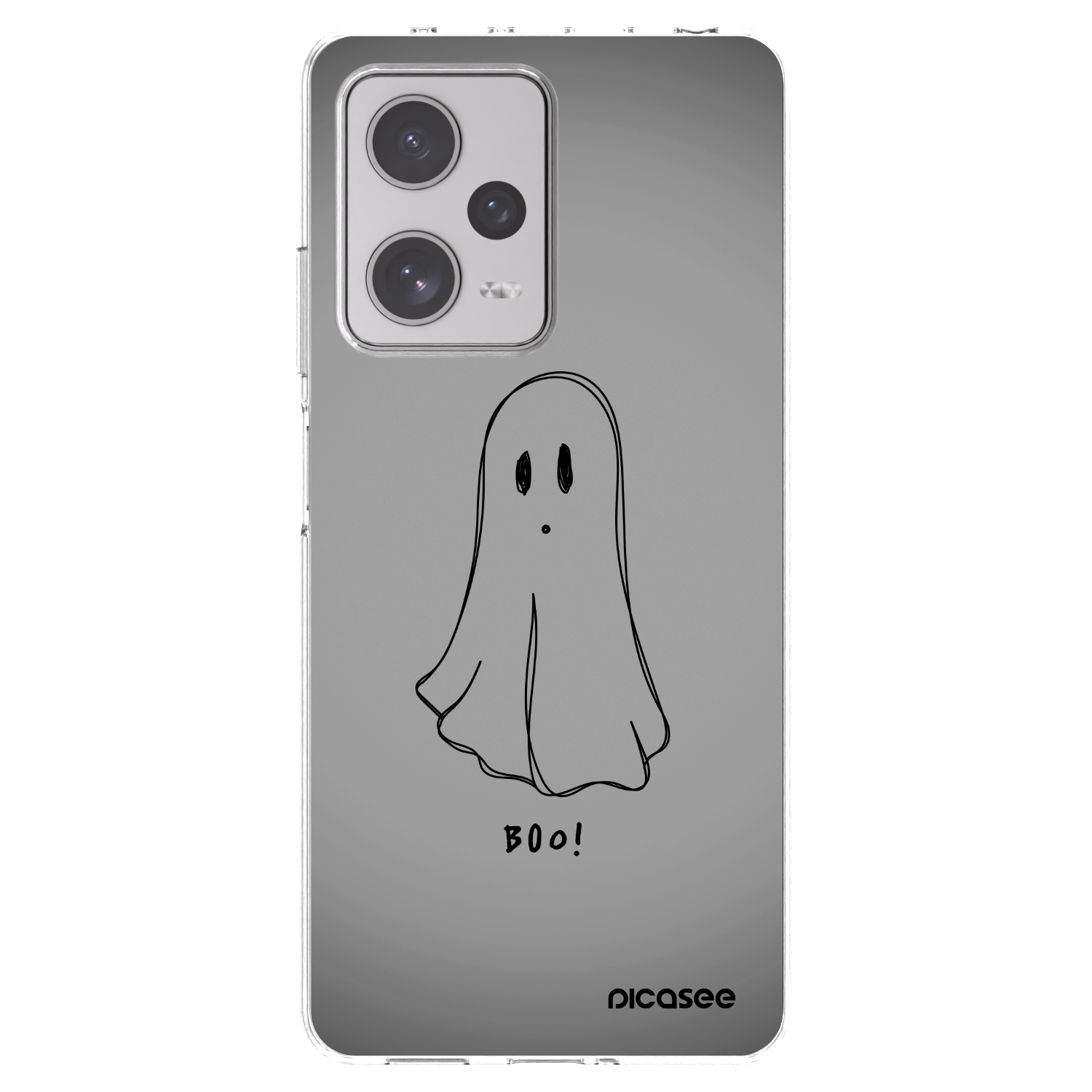 Picasee silikonowe przeźroczyste etui na Xiaomi Redmi Note 12 Pro+ 5G - Ghost