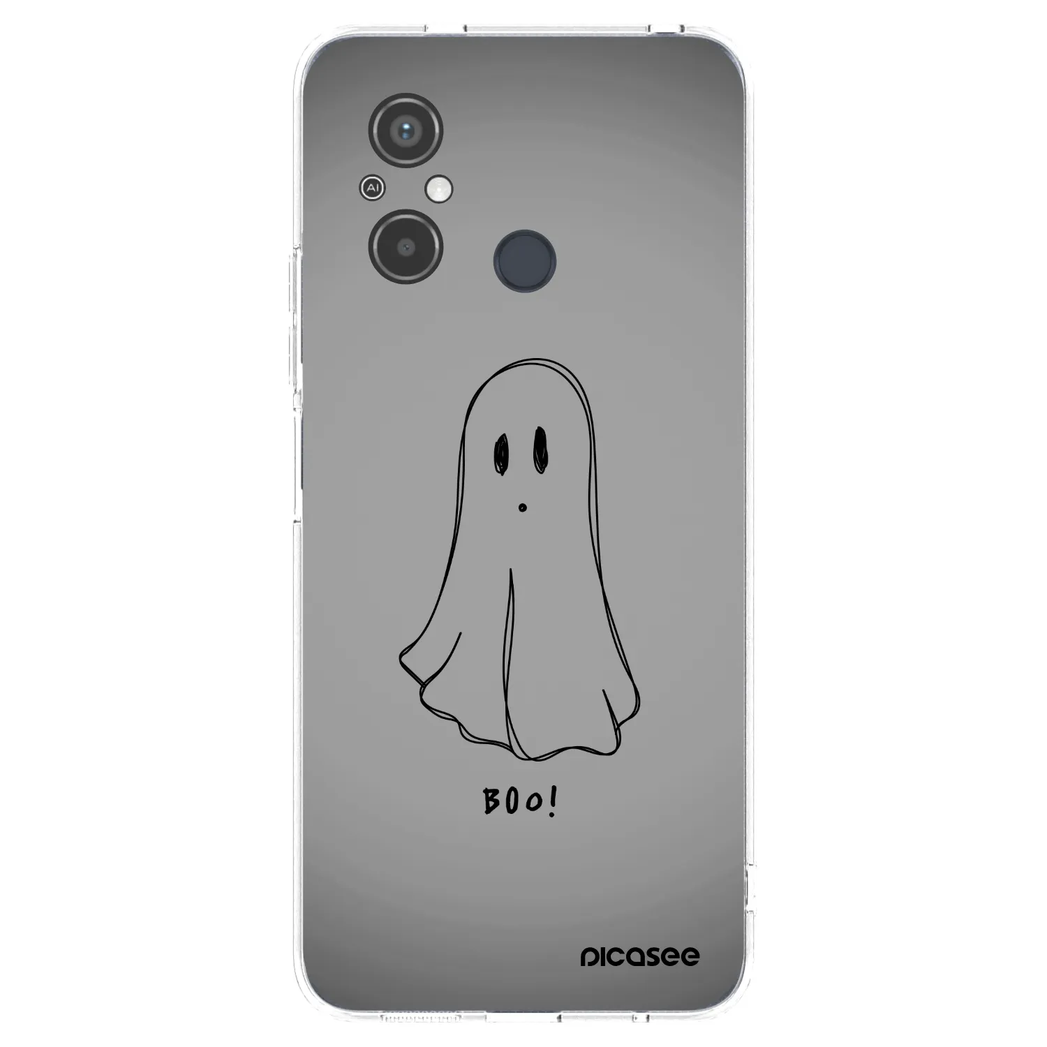 Picasee silikonowe przeźroczyste etui na Xiaomi Redmi 12C - Ghost