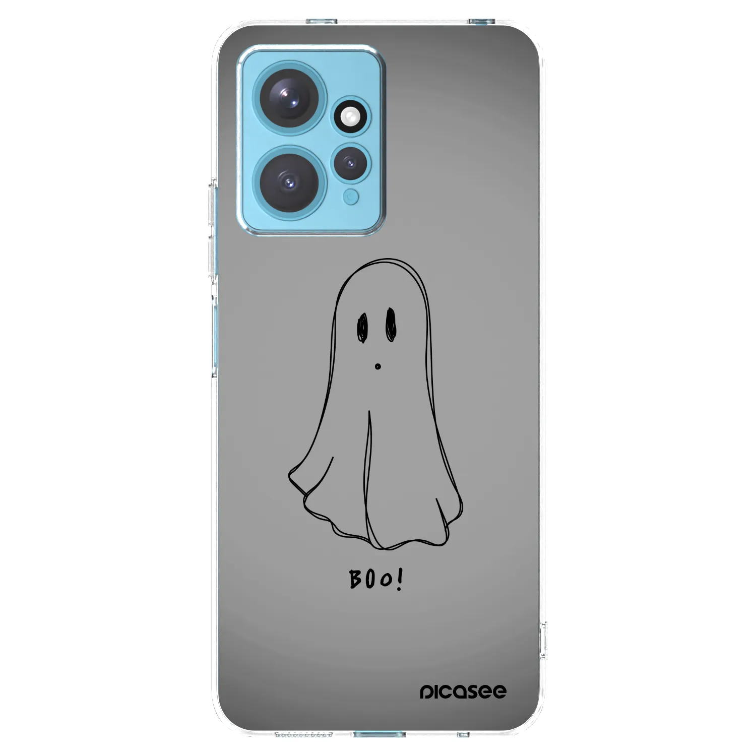 Picasee silikonowe przeźroczyste etui na Xiaomi Redmi Note 12 4G - Ghost