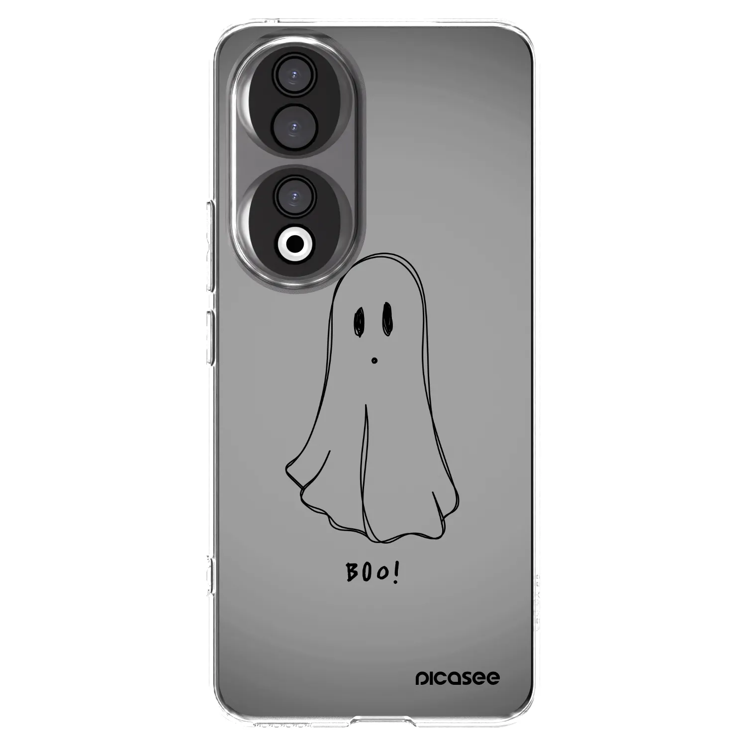 Picasee silikonowe przeźroczyste etui na Honor 90 5G - Ghost